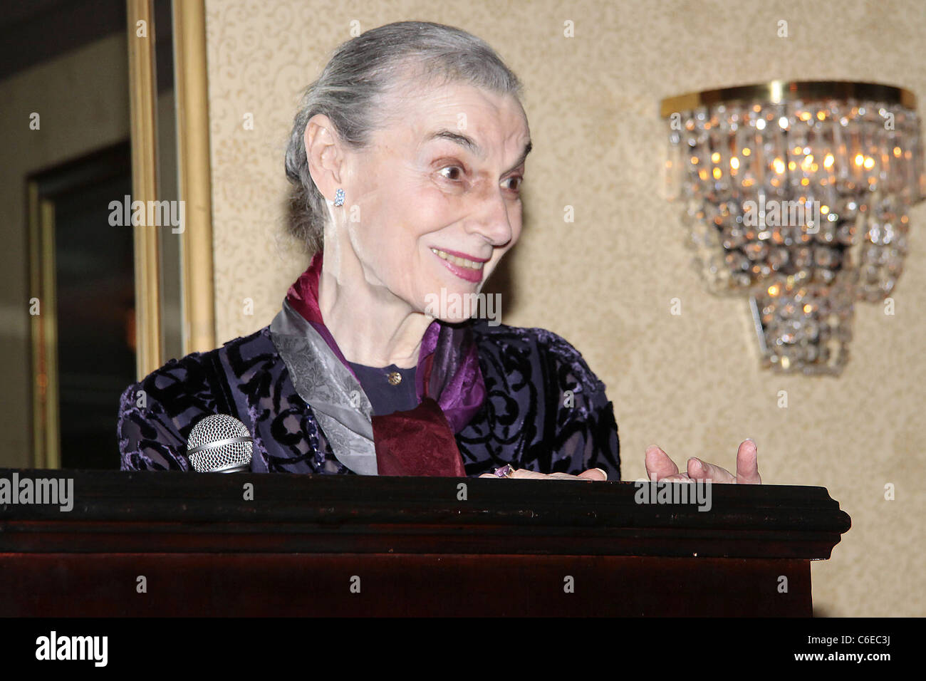 Marian Seldes 75th Annual New York Drama Critics' Circle Award ceremony held at the Algonquin Hotel New York City, USA - Stock Photo