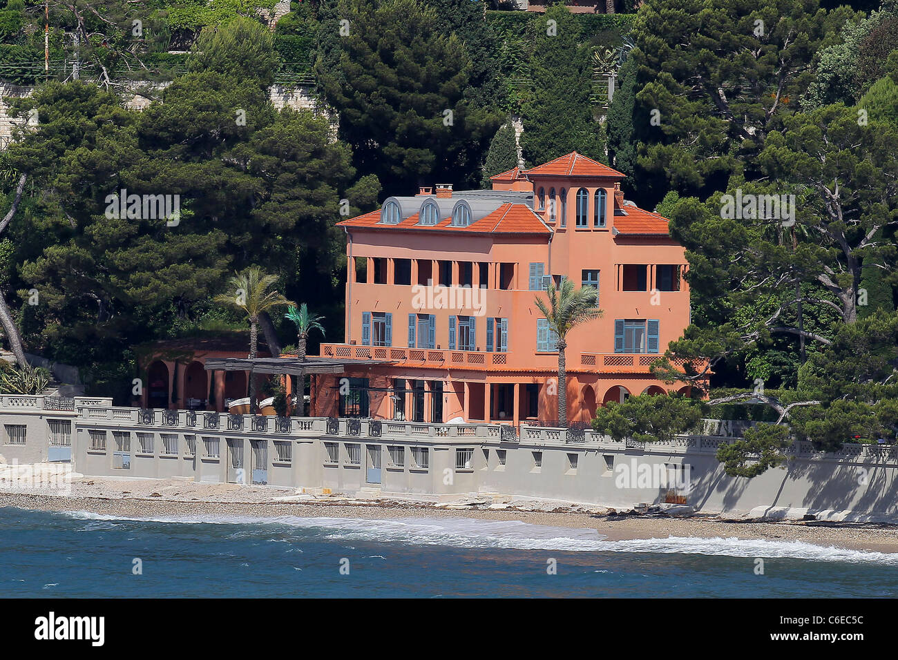 U2 frontmant Bono's French Riviera home located in Eze-sur-mer. Nice