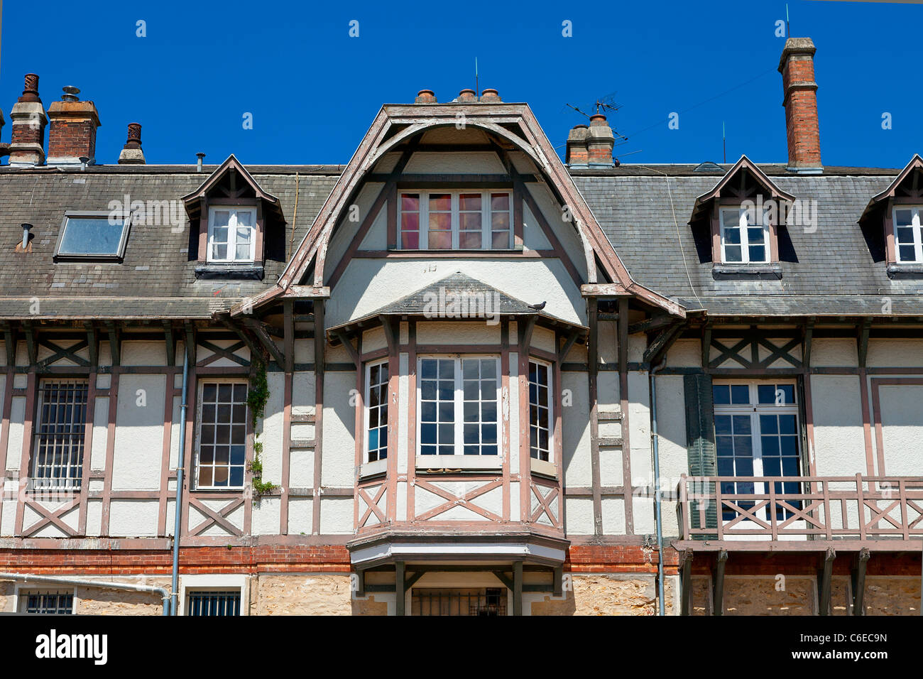 Europe, France, Yvelines (78), Rambouillet, La Grange Colombe Residence Stock Photo