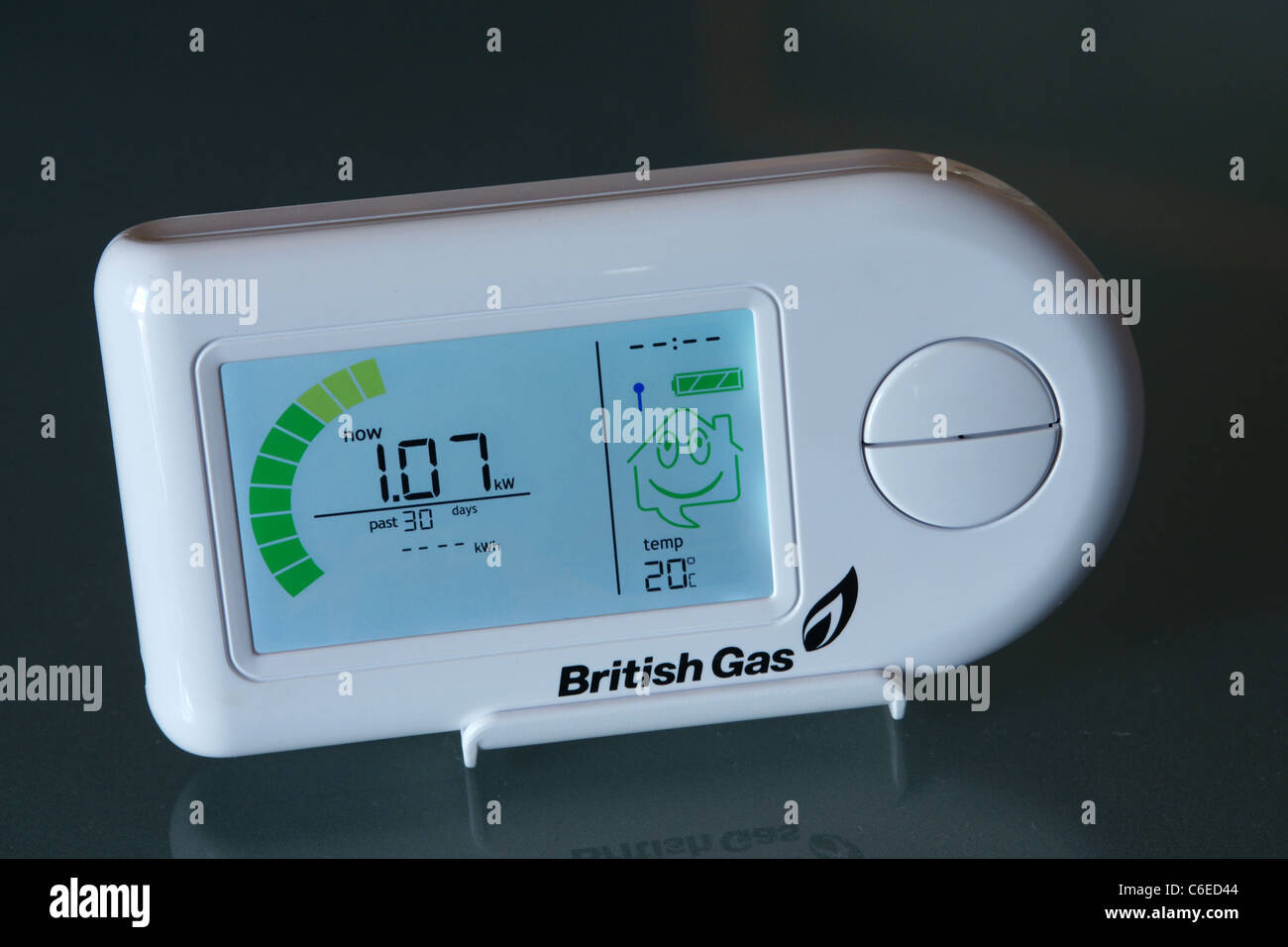 A British Gas Electricity Monitor Stock Photo