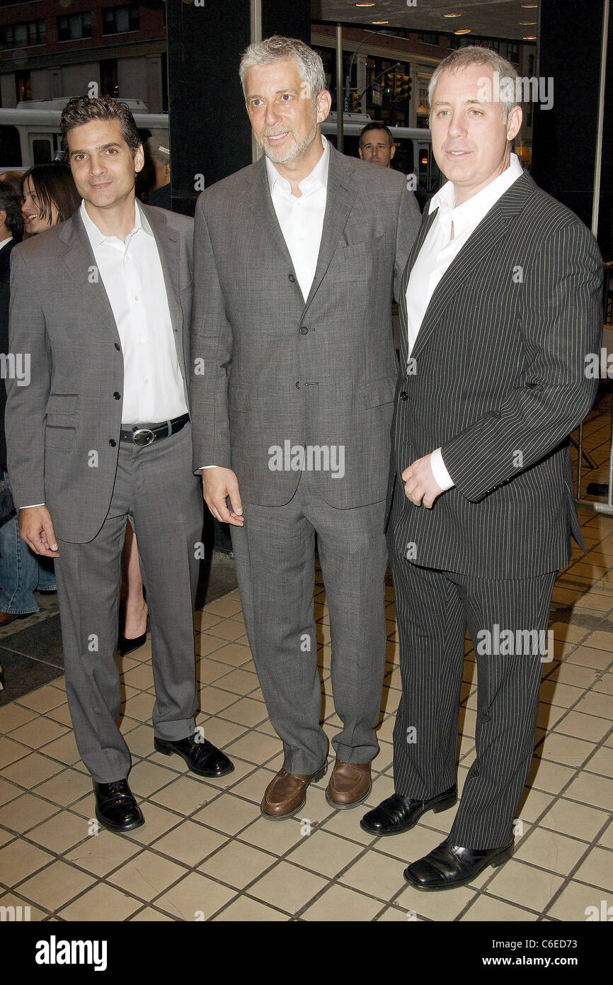David Levien, Paul Schiff, Brian Koppelman Premiere of 'Solitary Man' - Arrivals New York City, USA - 11.05.10 Ivan Nikolov Stock Photo