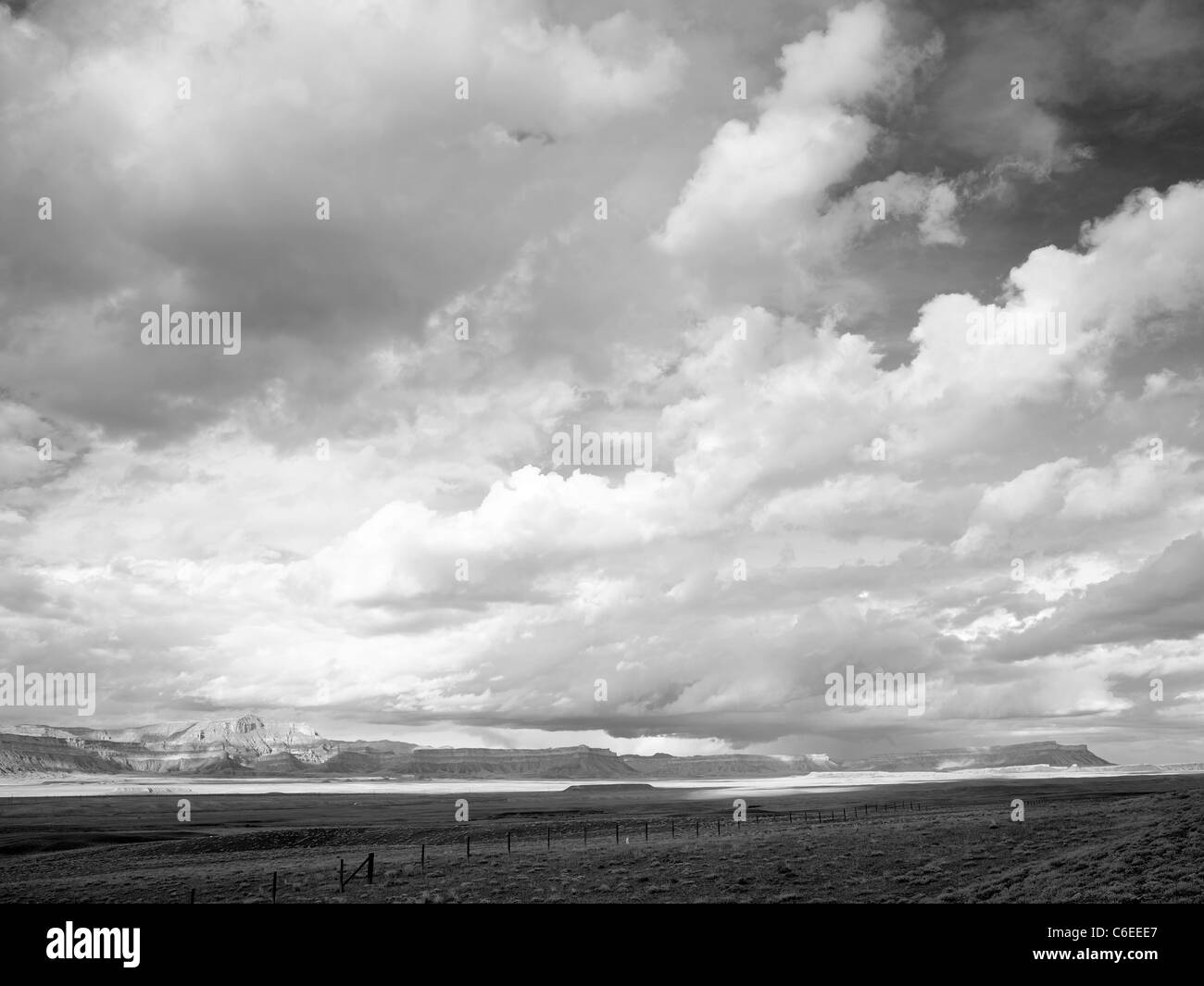 USA, Utah, Clouds over desert landscape Stock Photo - Alamy