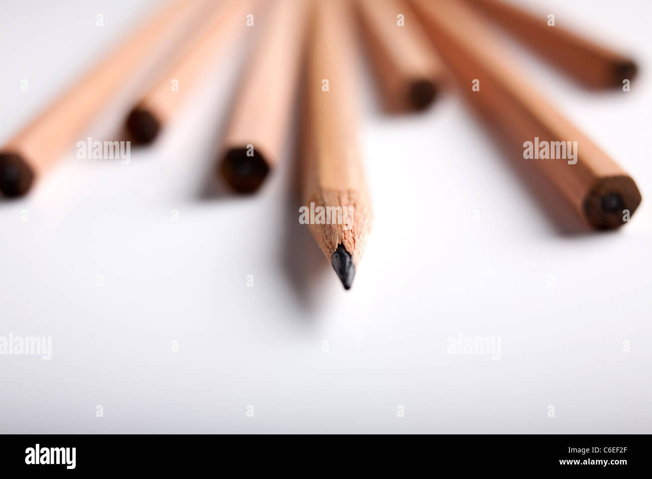 Studio shot of pencils Stock Photo