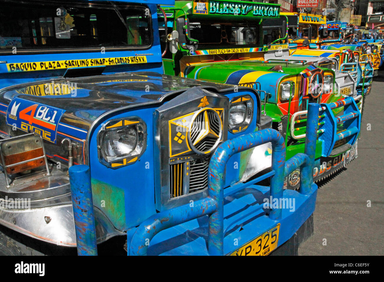 Jeepneys of the Philippines Stock Photo
