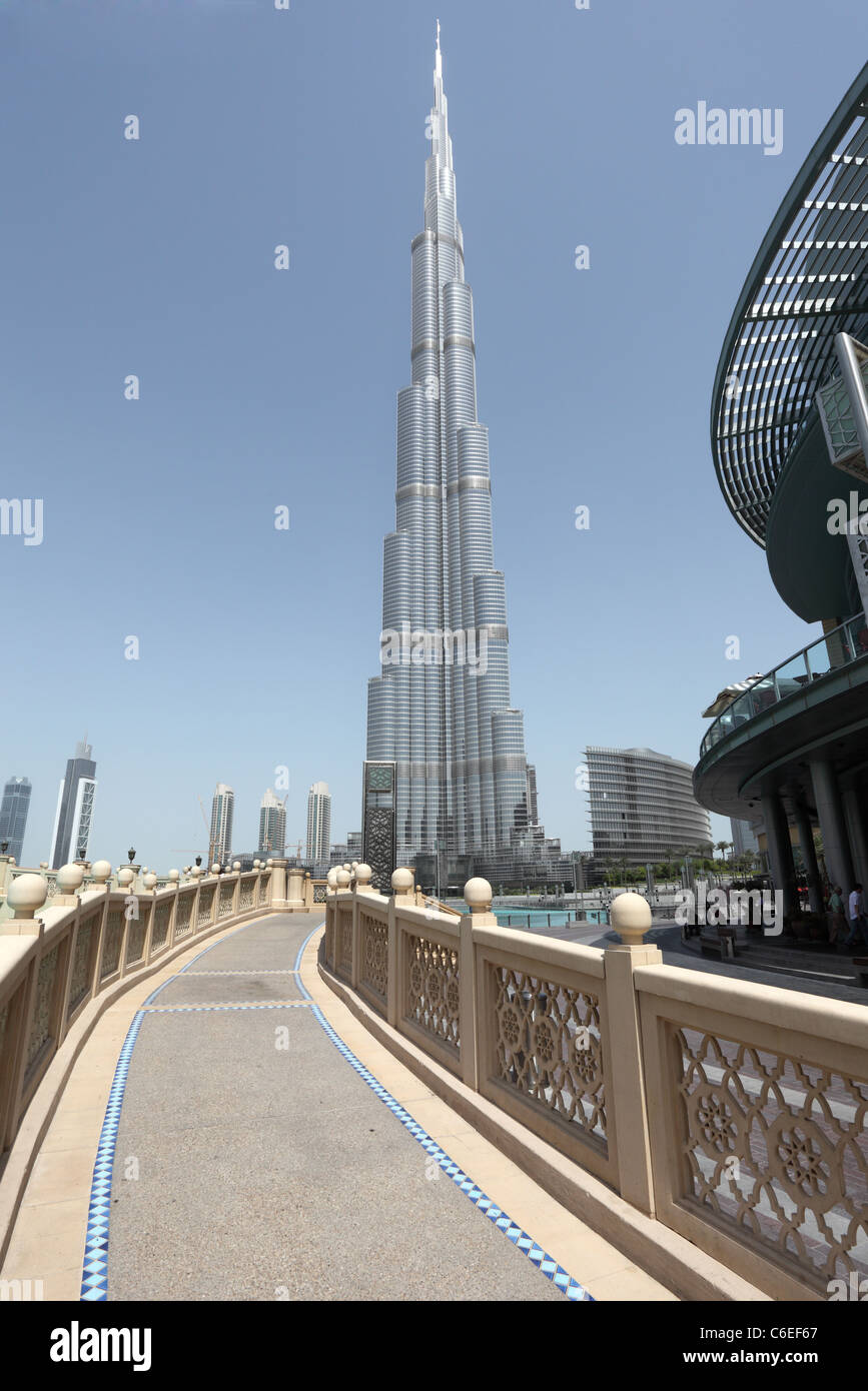 Burj Khalifa, Dubai United Arab Emirates Stock Photo