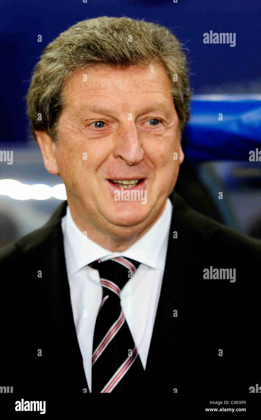 Roy Hodgson, Manager of Fulham FC UEFA Europa League final match between  Atletico Madrid and Fulham FC held at the HSH Nordbank Stock Photo - Alamy