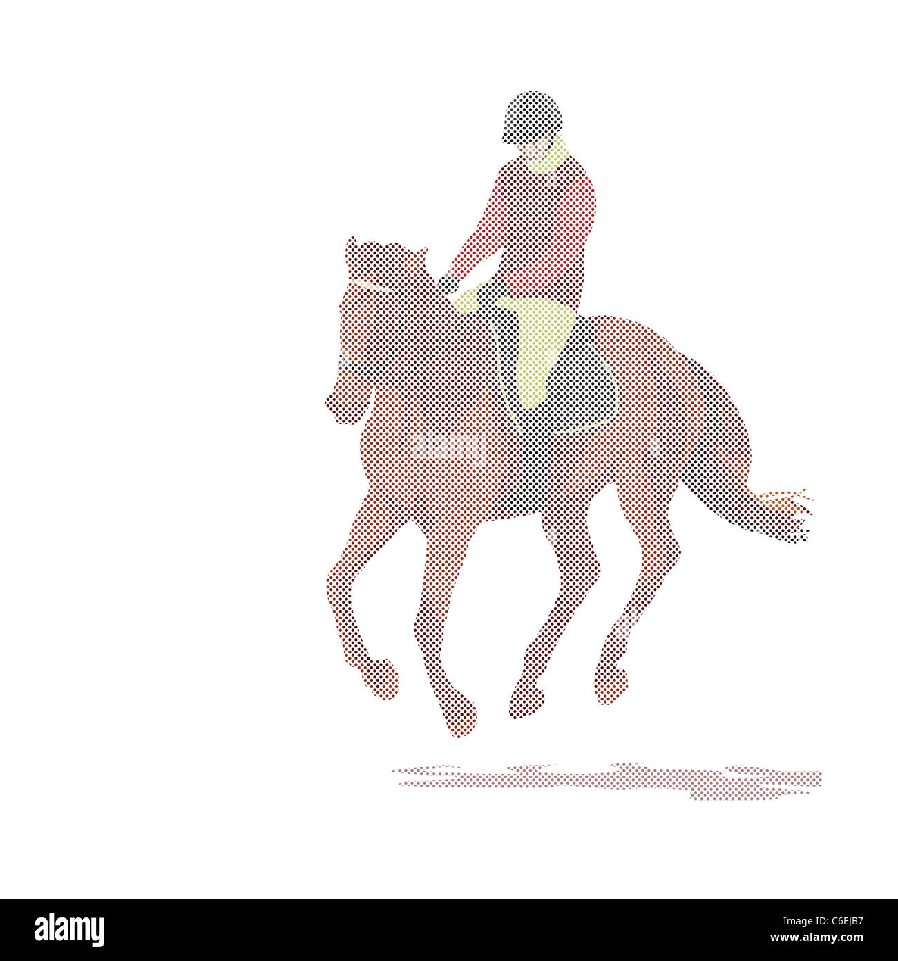 Riding At The Canter Stock Photo Alamy