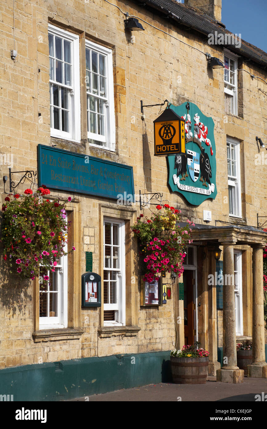 Redesdale Hotel in High Street, Moreton in Marsh in the Cotswolds
