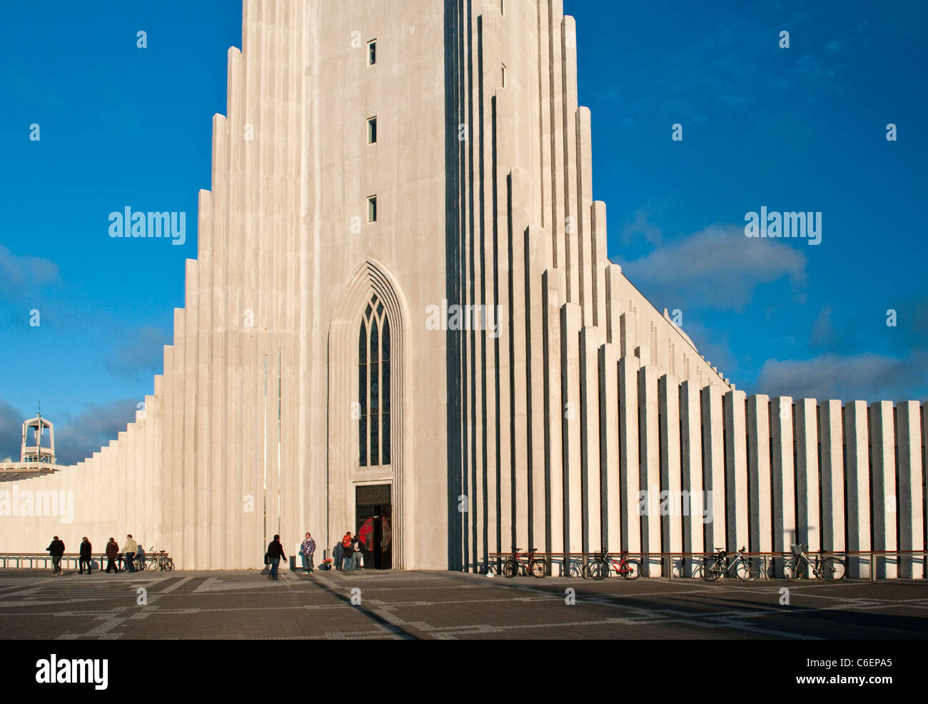 Hallgrimskirkja Church in Reykjavik Iceland Stock Photo