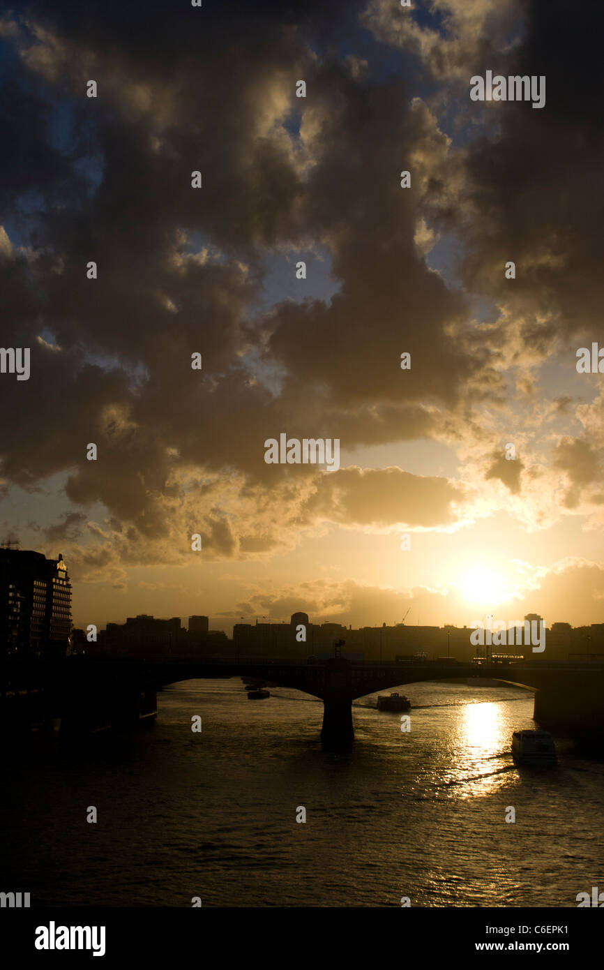 Farringdon Bridge, London Stock Photo Alamy