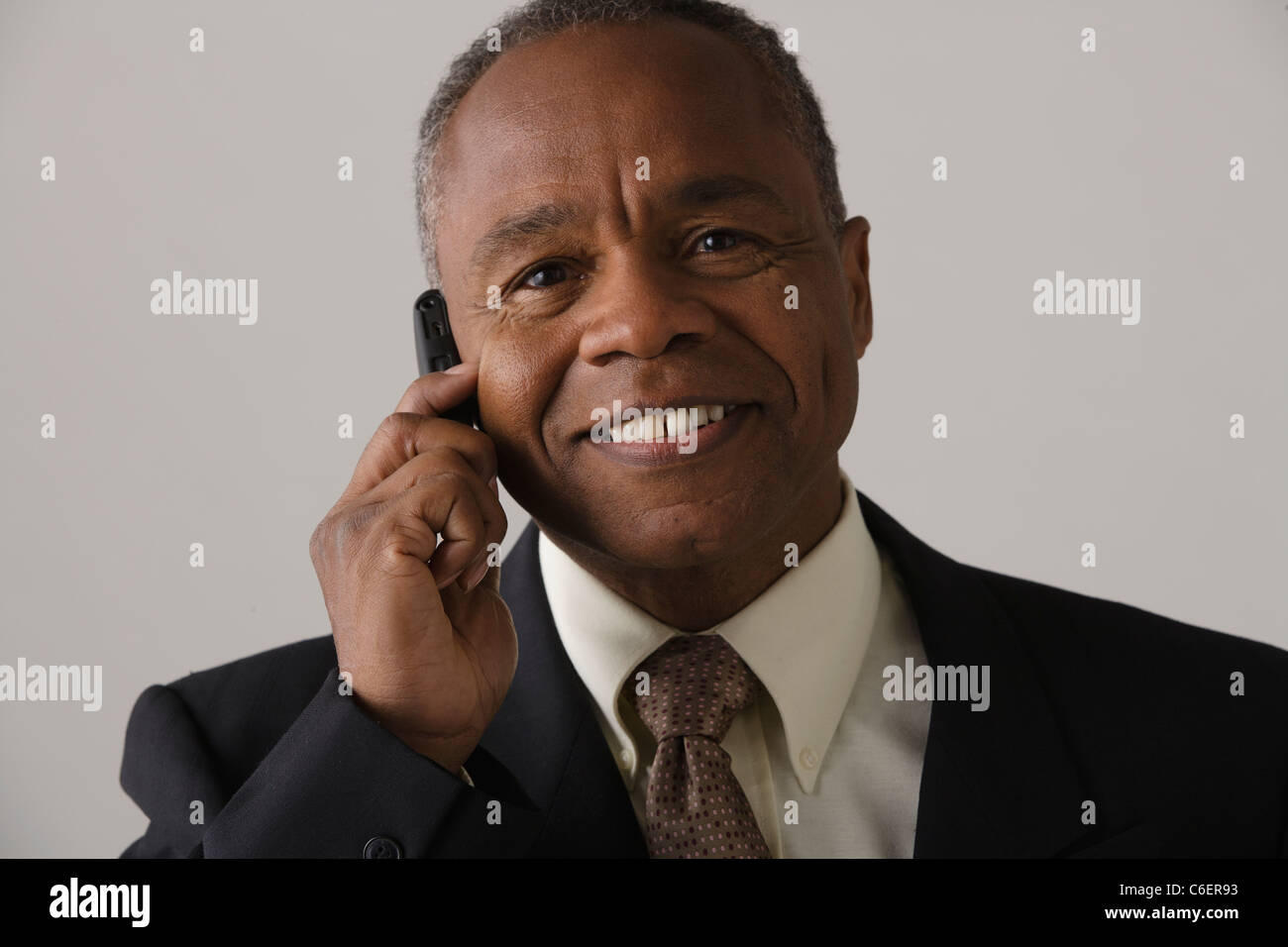 Portrait of mature businessman, studio shot Stock Photo - Alamy