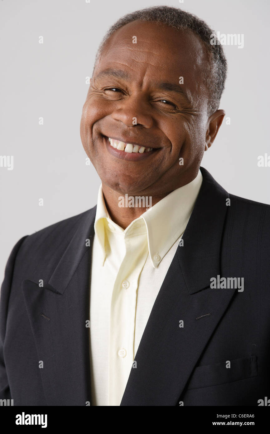 Portrait of mature businessman, studio shot Stock Photo - Alamy