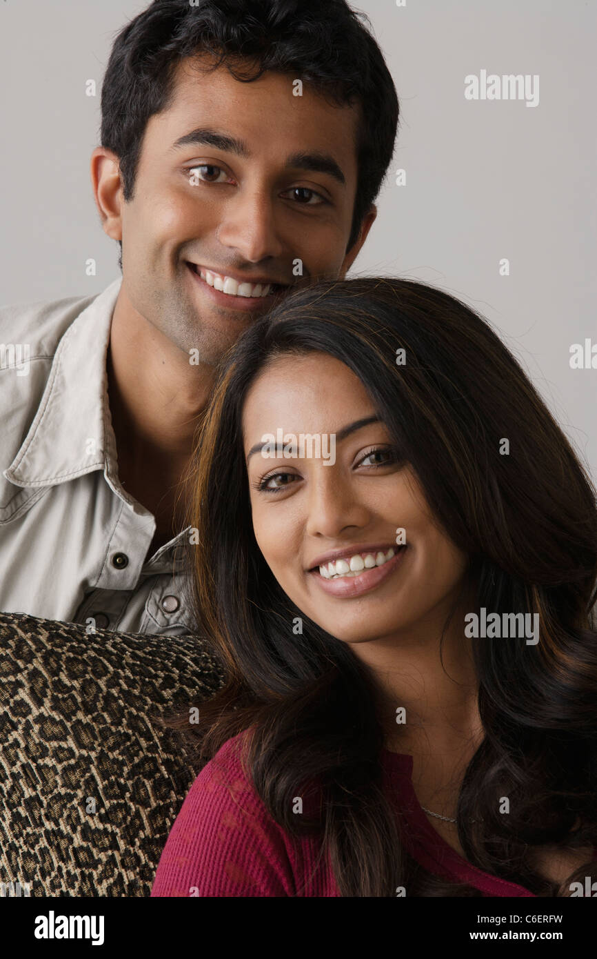 Young happy couple simple hi-res stock photography and images - Alamy