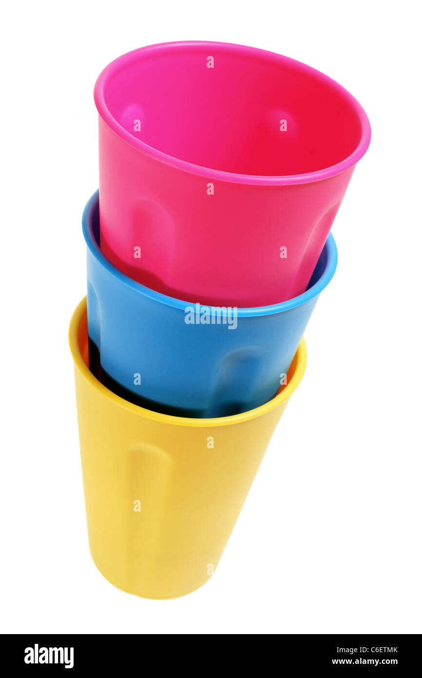 Stack of Plastic Cups Stock Photo Alamy