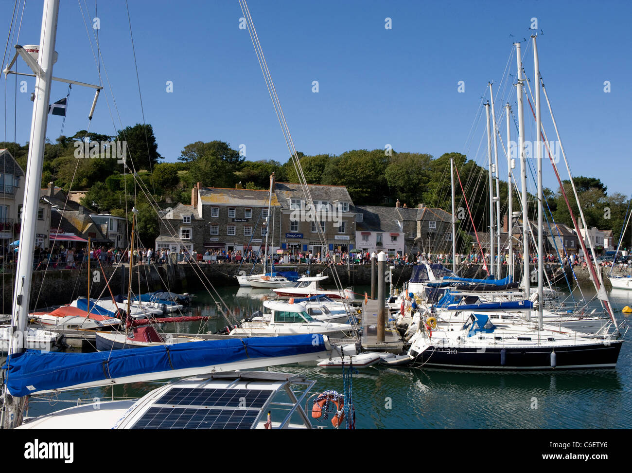 Cornish Fishing Village Town Port Padstow Stock Photo