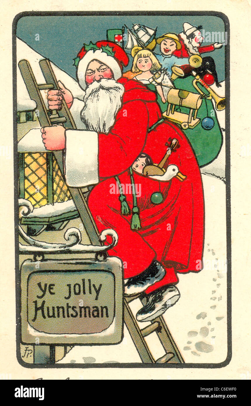 Christmas postcard Stock Photo
