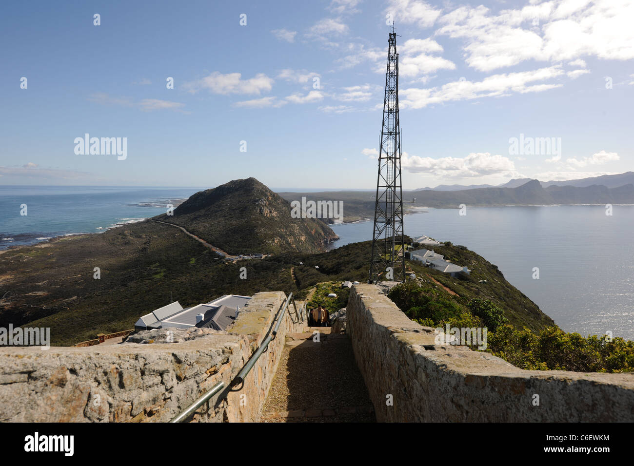 promontory view, Cape Point, Cape of Good Hope, Table Mountain National Park, Western Cape, South Africa Stock Photo