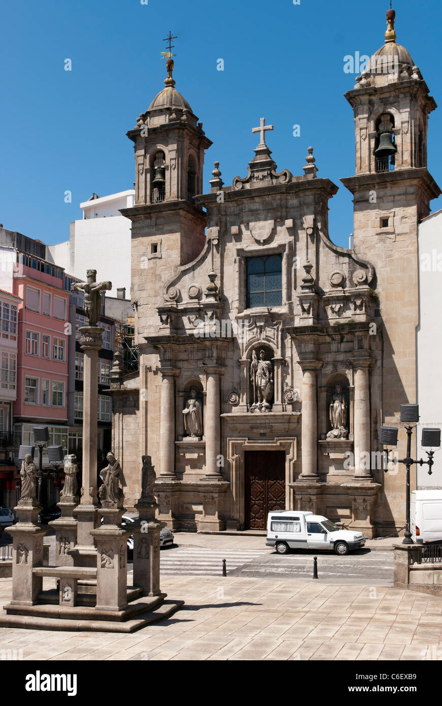 Church of St. Iglesia de San Stock Photo Alamy