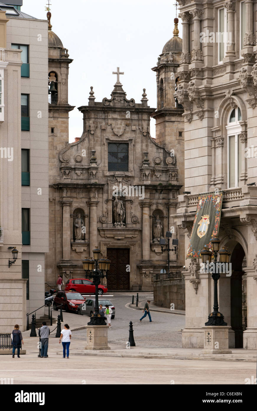 Church of St. Iglesia de San Stock Photo Alamy