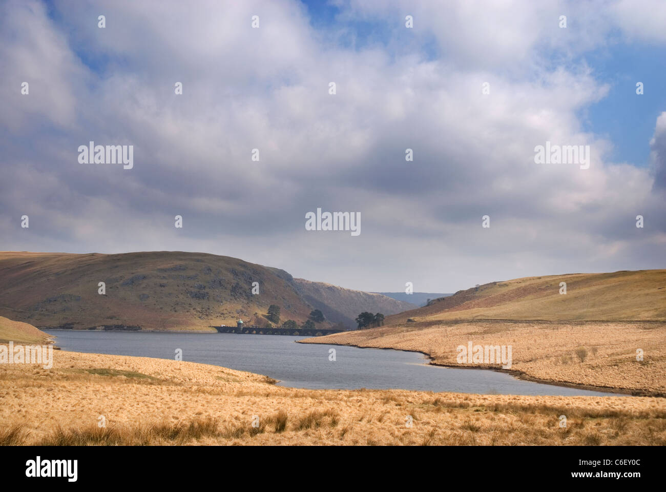 Craig Goch Dam & Reservoir Elan Valley Wales Stock Photo