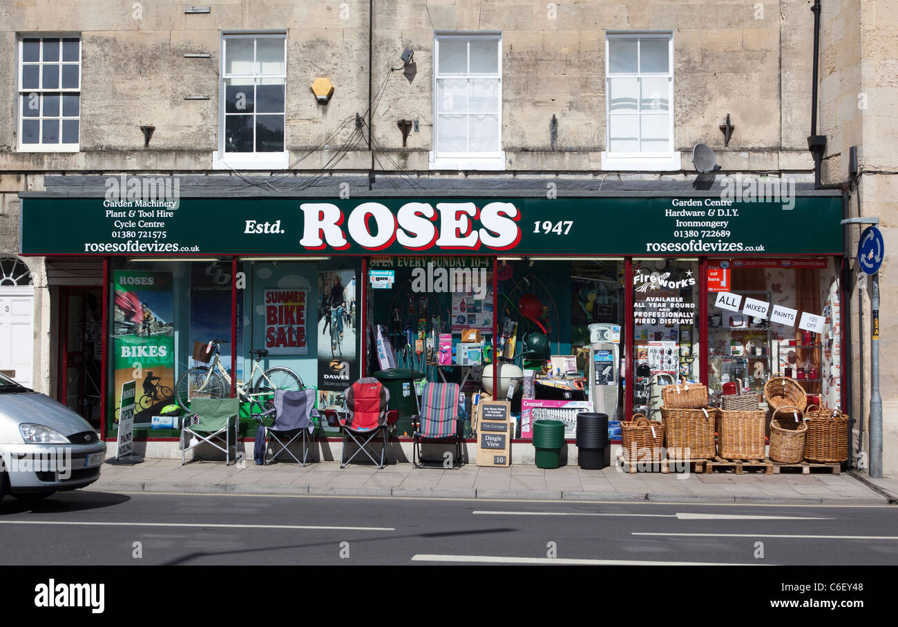 Roses Hardware Shop Devizes Stock Photo Alamy