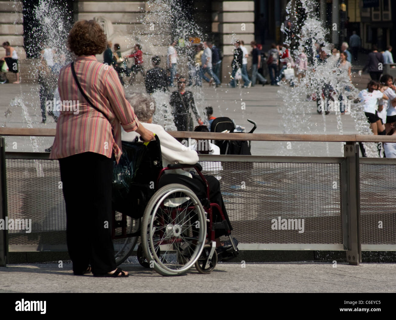 Carer and lady hires stock photography and images Alamy
