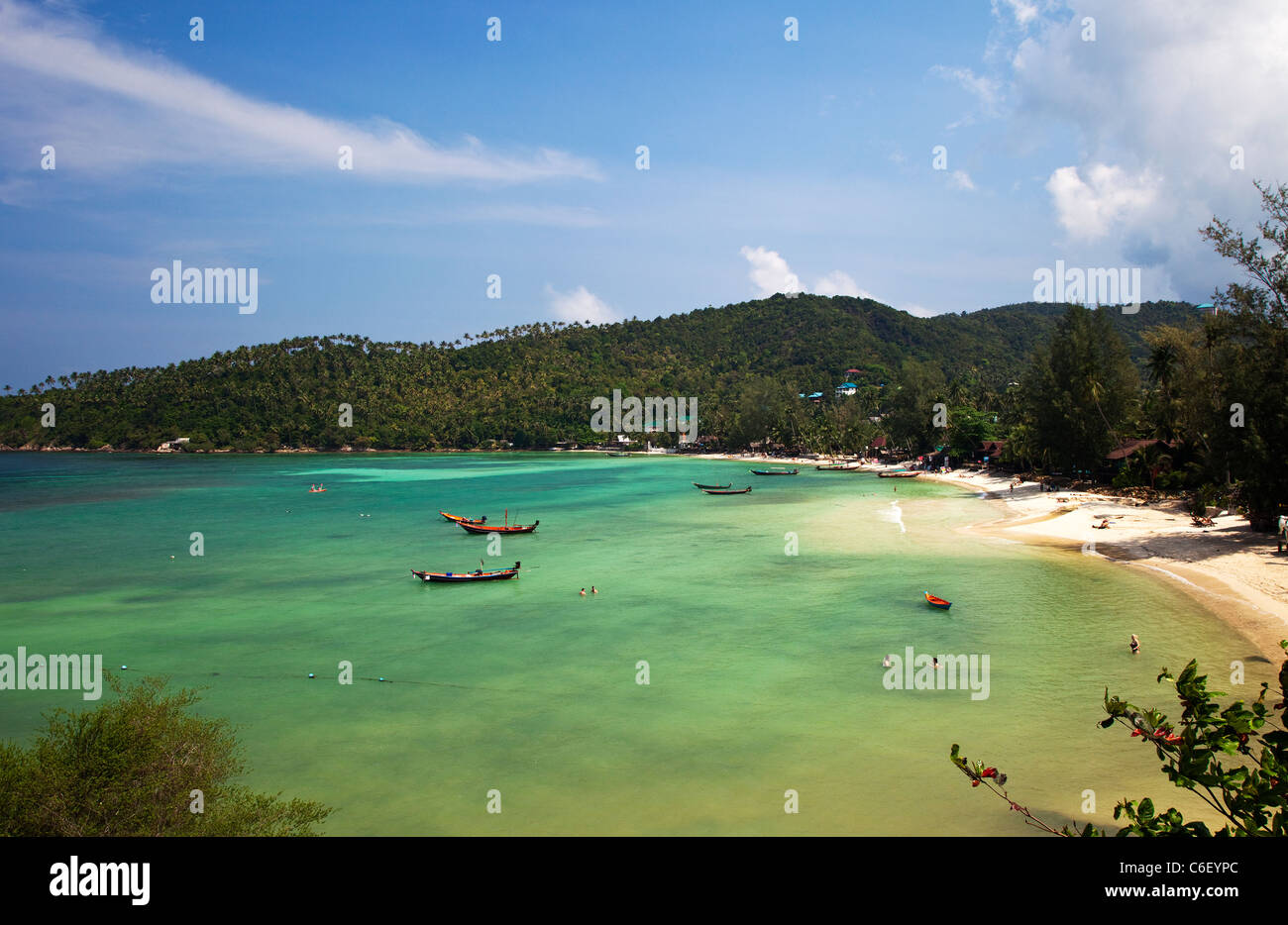 Hat Salad Beach, Ko Pha-Ngan, Thailand Stock Photo
