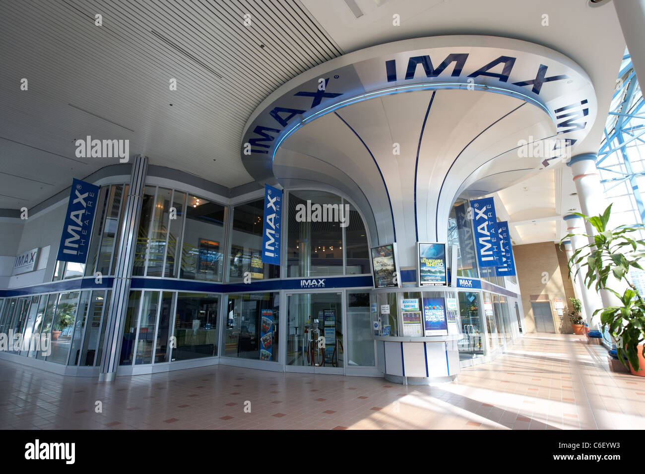 imax cinema in portage place shopping centre mall winnipeg manitoba canada Stock Photo - Alamy
