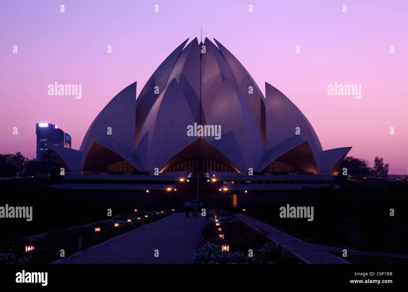 Lotus Temple, India Stock Photo Alamy