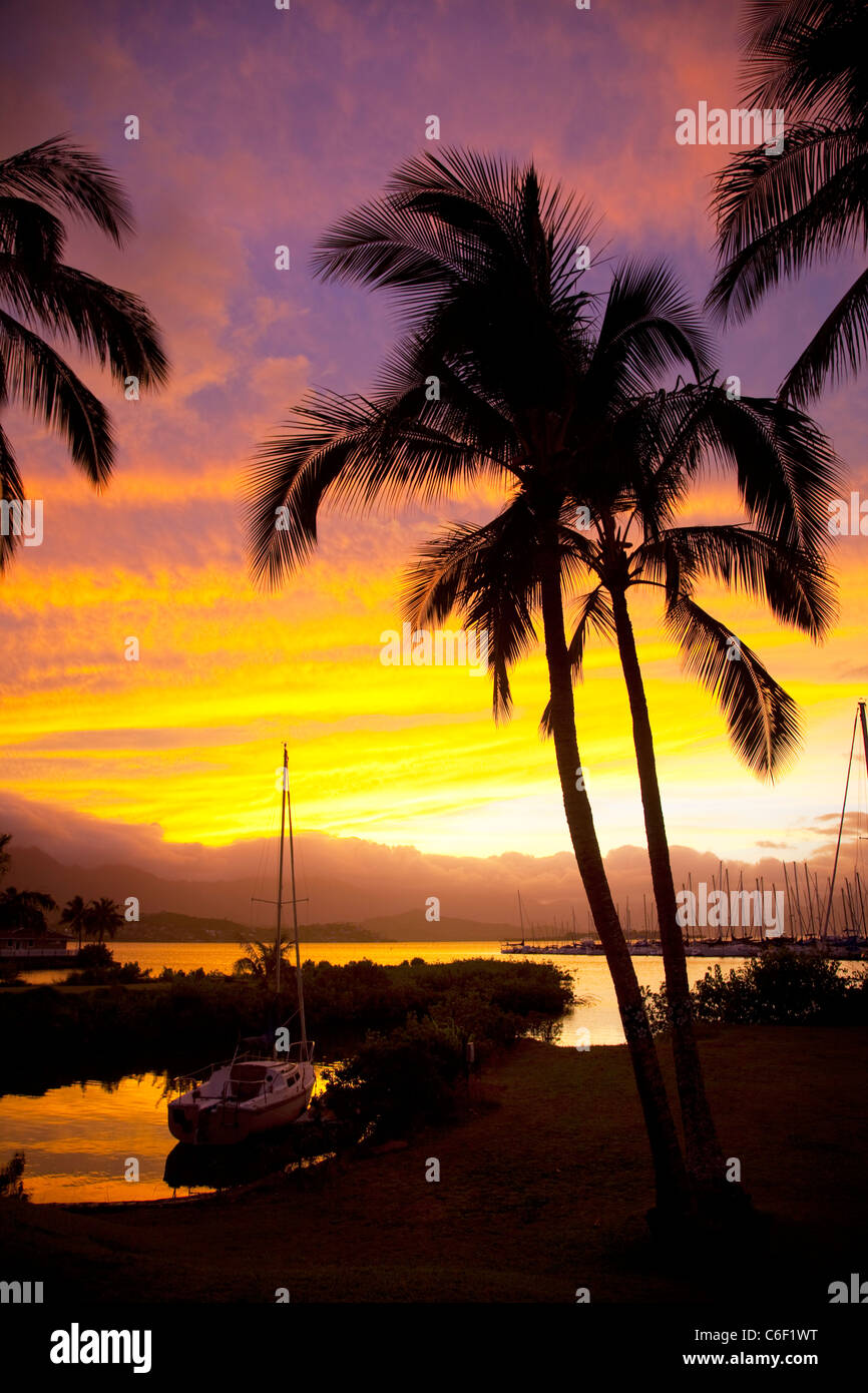 Oahu Sunset High Resolution Stock Photography and Images - Alamy