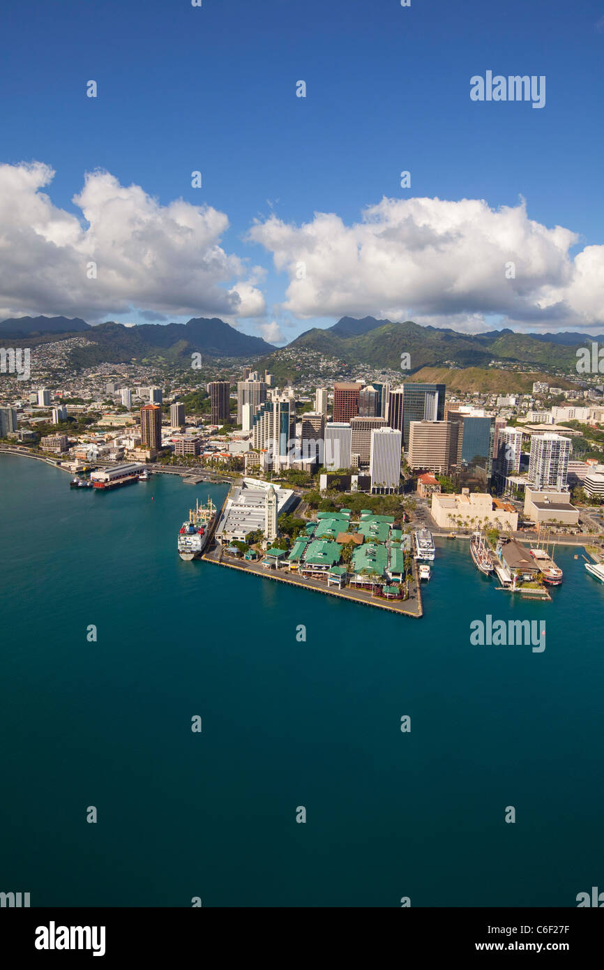 Honolulu oahu hawaii aerial hi-res stock photography and images - Alamy