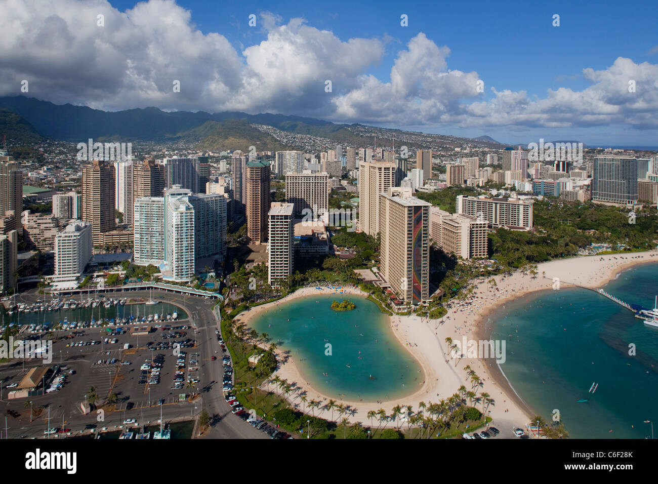 Hilton Hawaiian Village, Waikiki, Honolulu, Oahu, Hawaii Stock Photo - Alamy