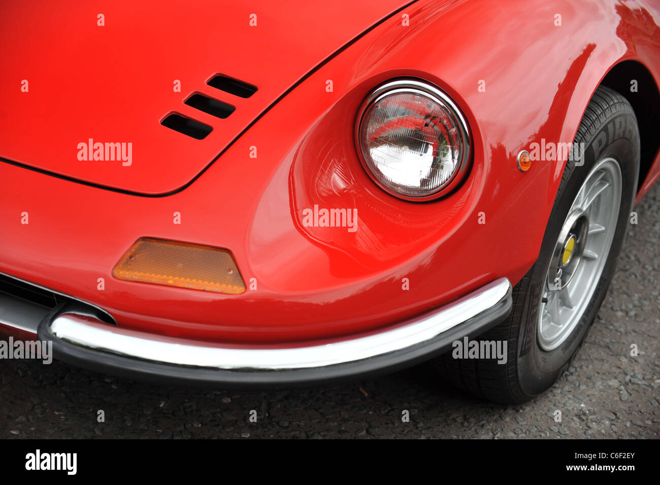 1972 Ferrari Dino 246 GT Coach work by Pininfarina Stock Photo