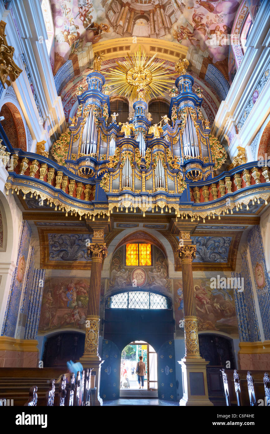 Swieta Lipka (Holy Lime), baroque Pilgrimage Church, Masuria region Poland, Europe Stock Photo