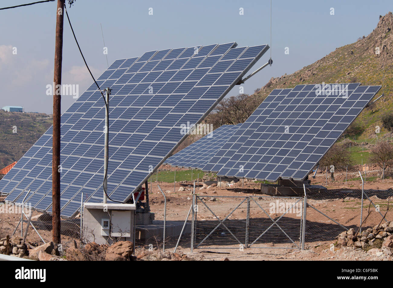 Greek solar energy hi-res stock photography and images - Alamy