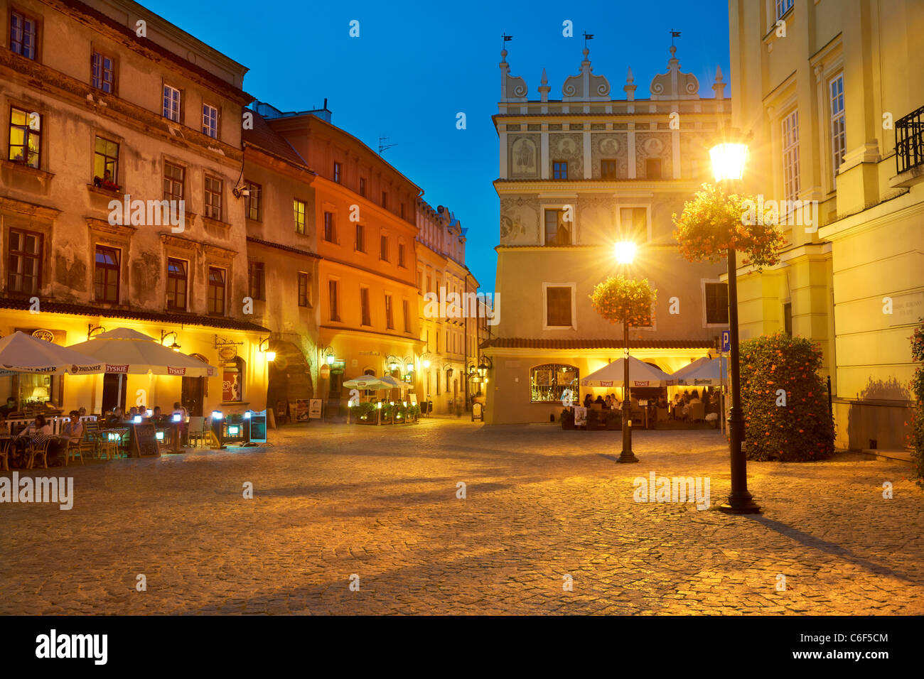 Lublin, Old Town Market Square, Poland, Europe Stock Photo
