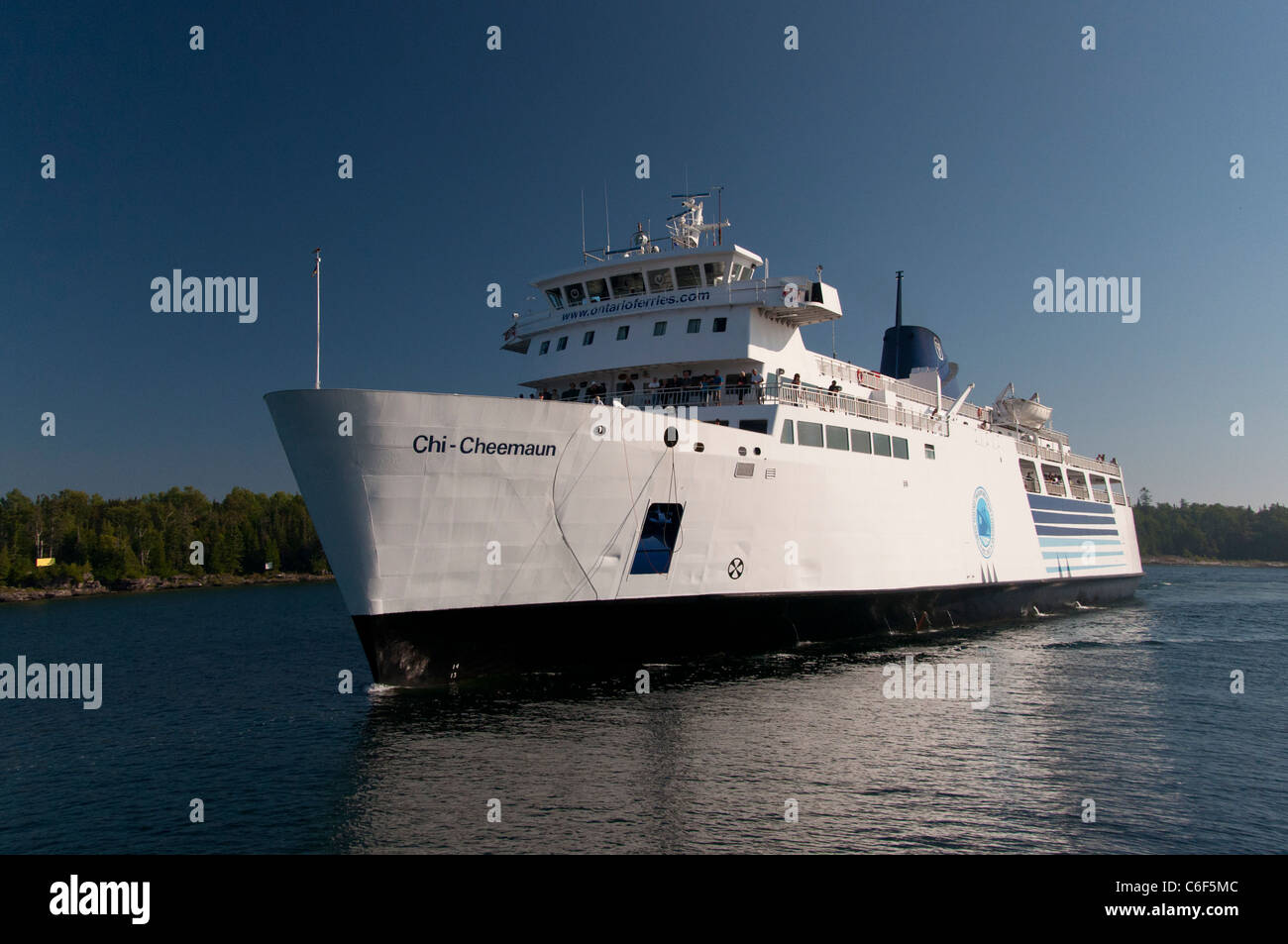 The ferry from Tobermory to South Baymouth, Lake Huron Stock Photo Alamy
