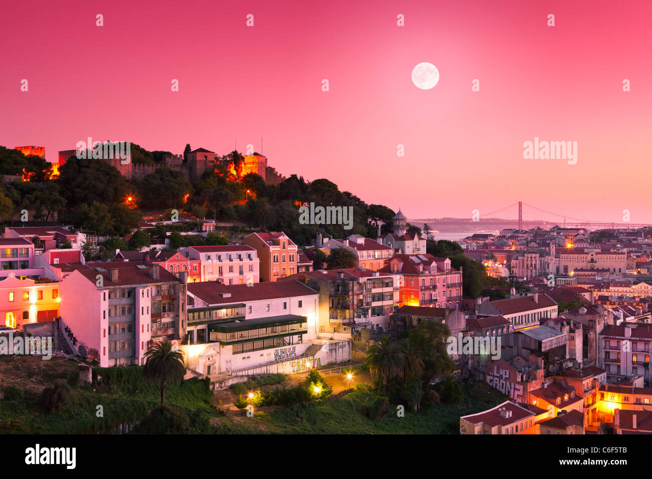 Lisbon night hires stock photography and images Alamy