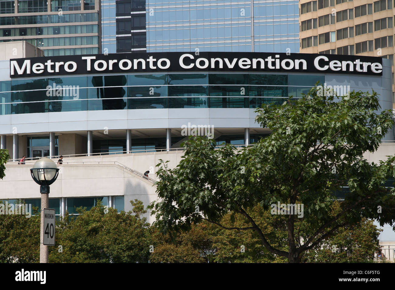 Metro Toronto Convention Center 'MTCC' landmark Stock Photo