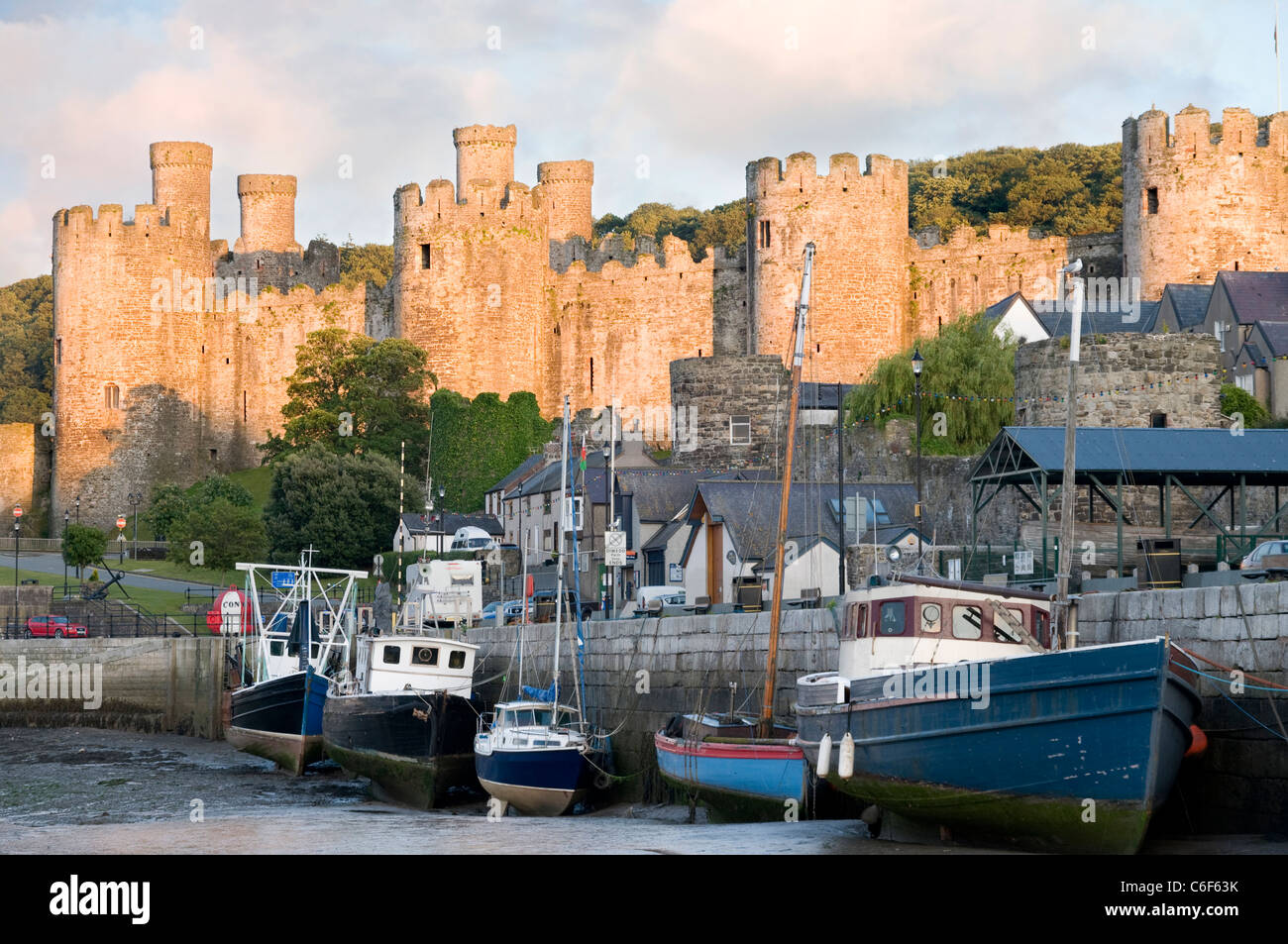 Llanrwst, Conwy and Caernarfon in North Wales Stock Photo Alamy