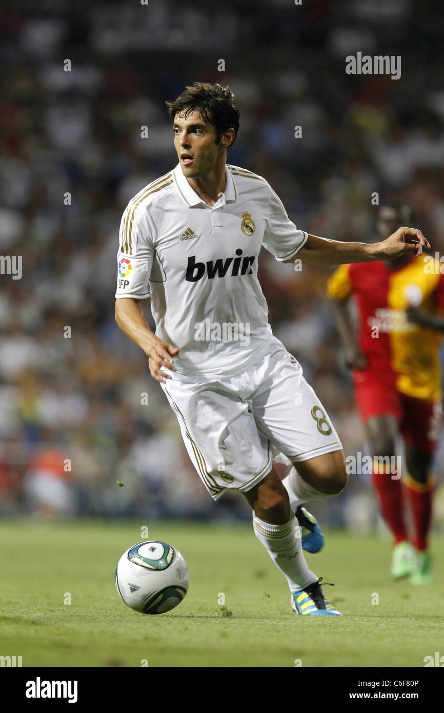 Kaka (Real) playing for the Pre season match between Real Madrid and