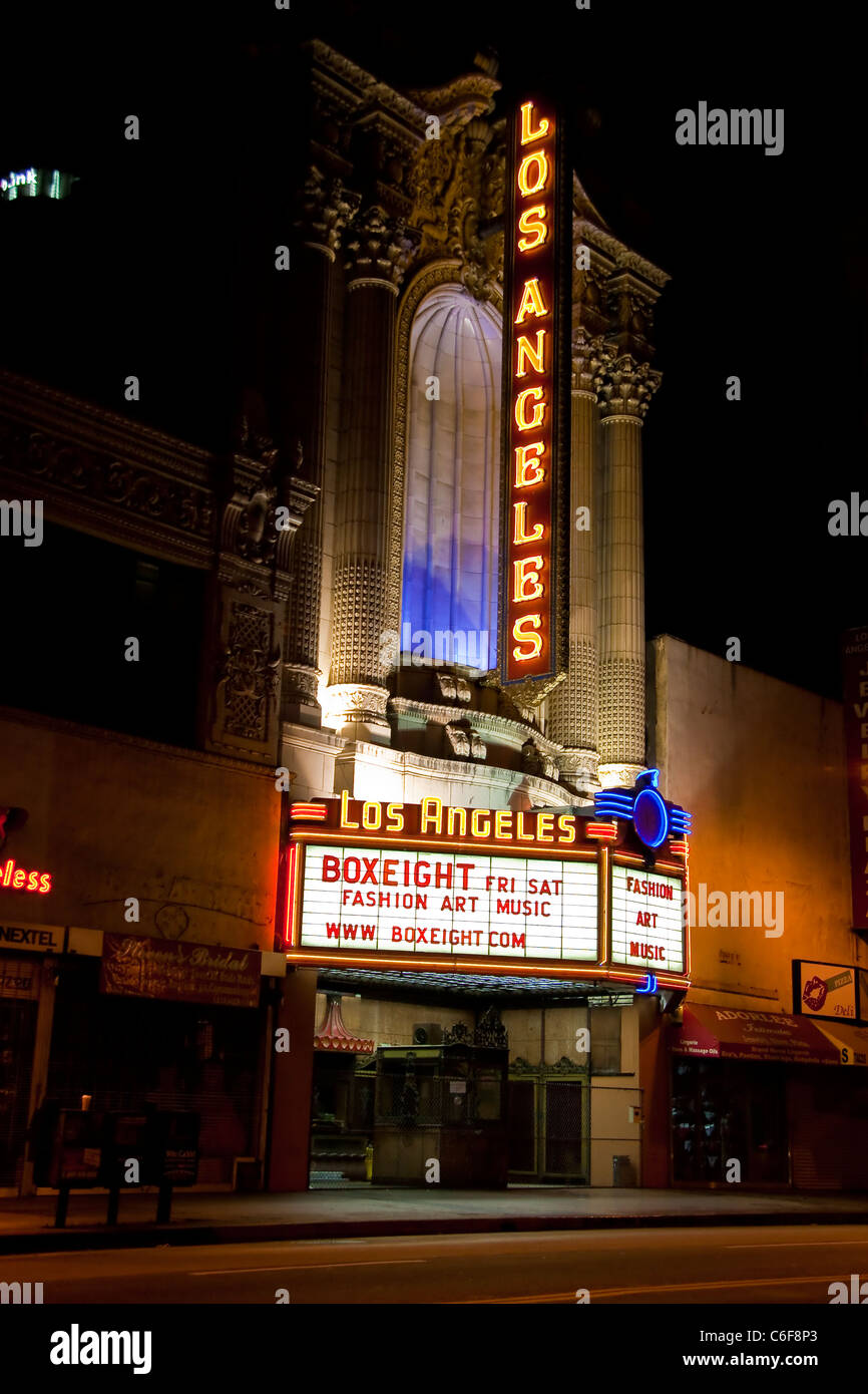 Historic Los Angeles Theatre Stock Photo - Alamy