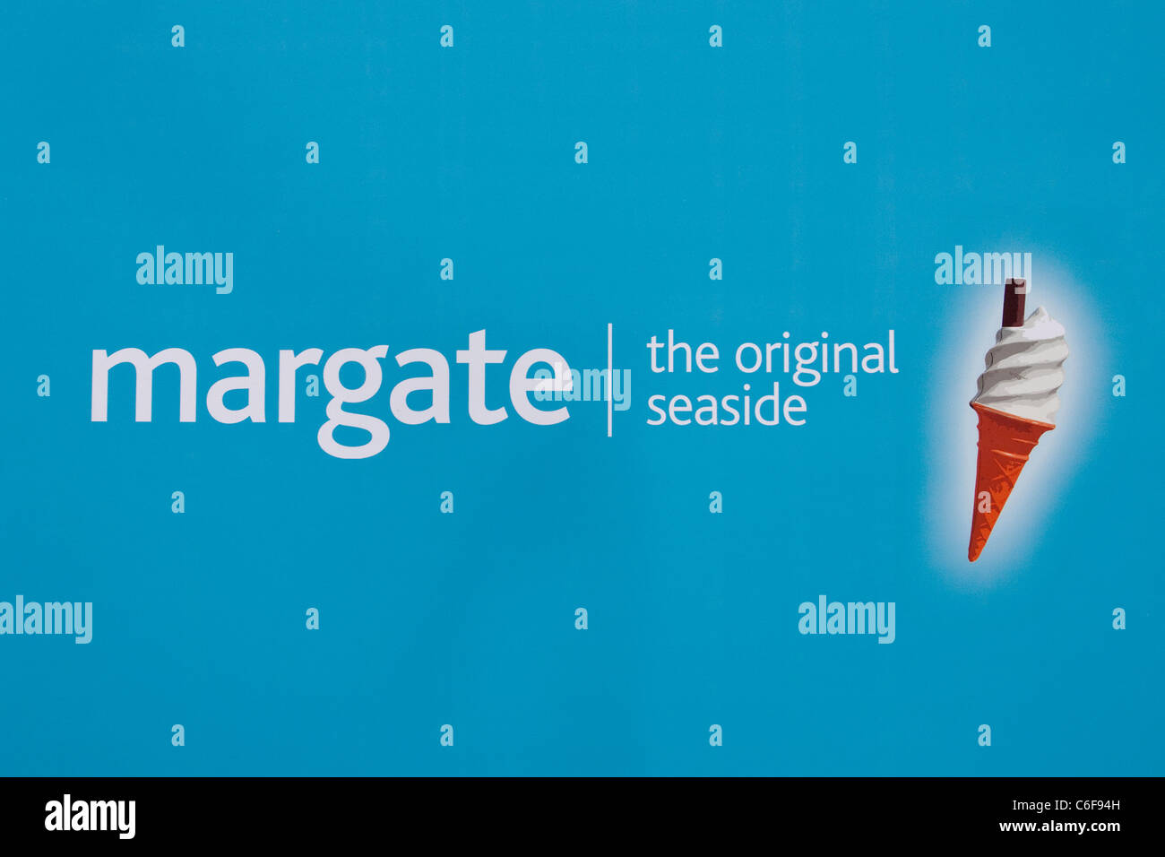 Margate promotion sign Stock Photo Alamy