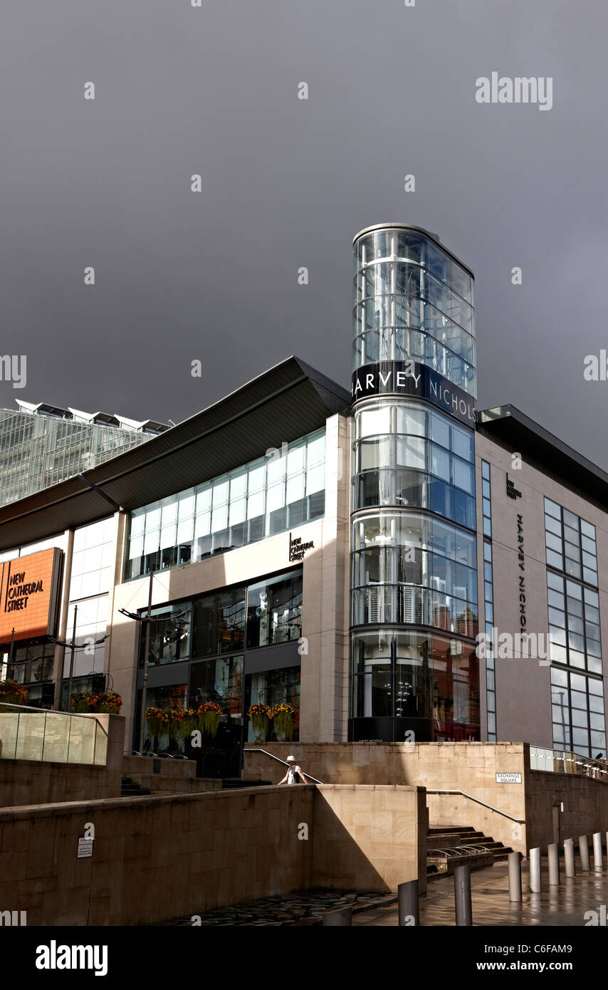 Harvey Nichols store New Cathedral Street Manchester Stock Photo