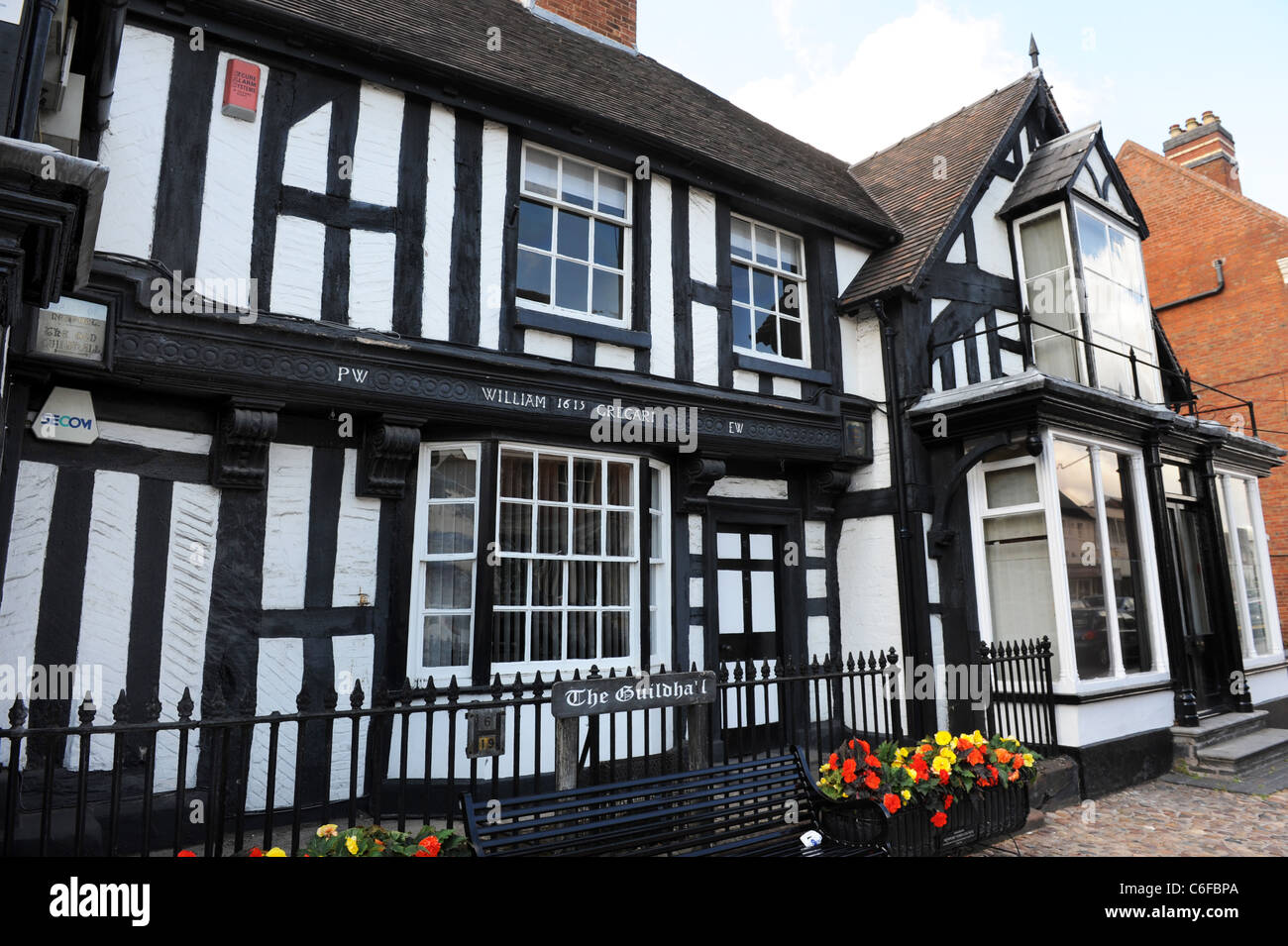 The old Guildhall in Newport Shropshire England Uk Stock Photo - Alamy