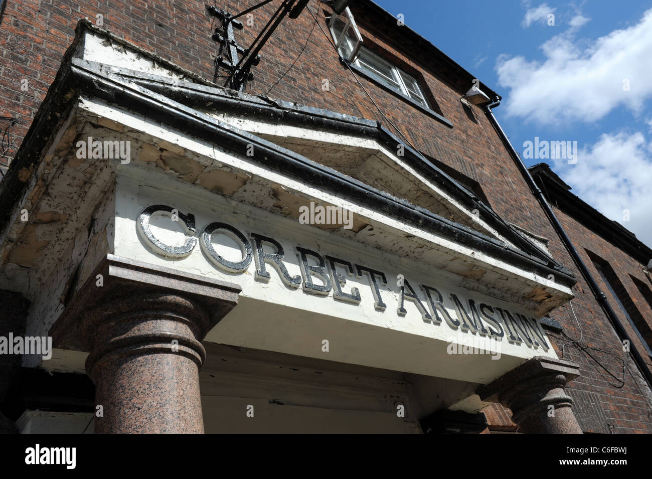 The Corbett Arms Inn Market Drayton Shropshire; England; Uk Stock Photo