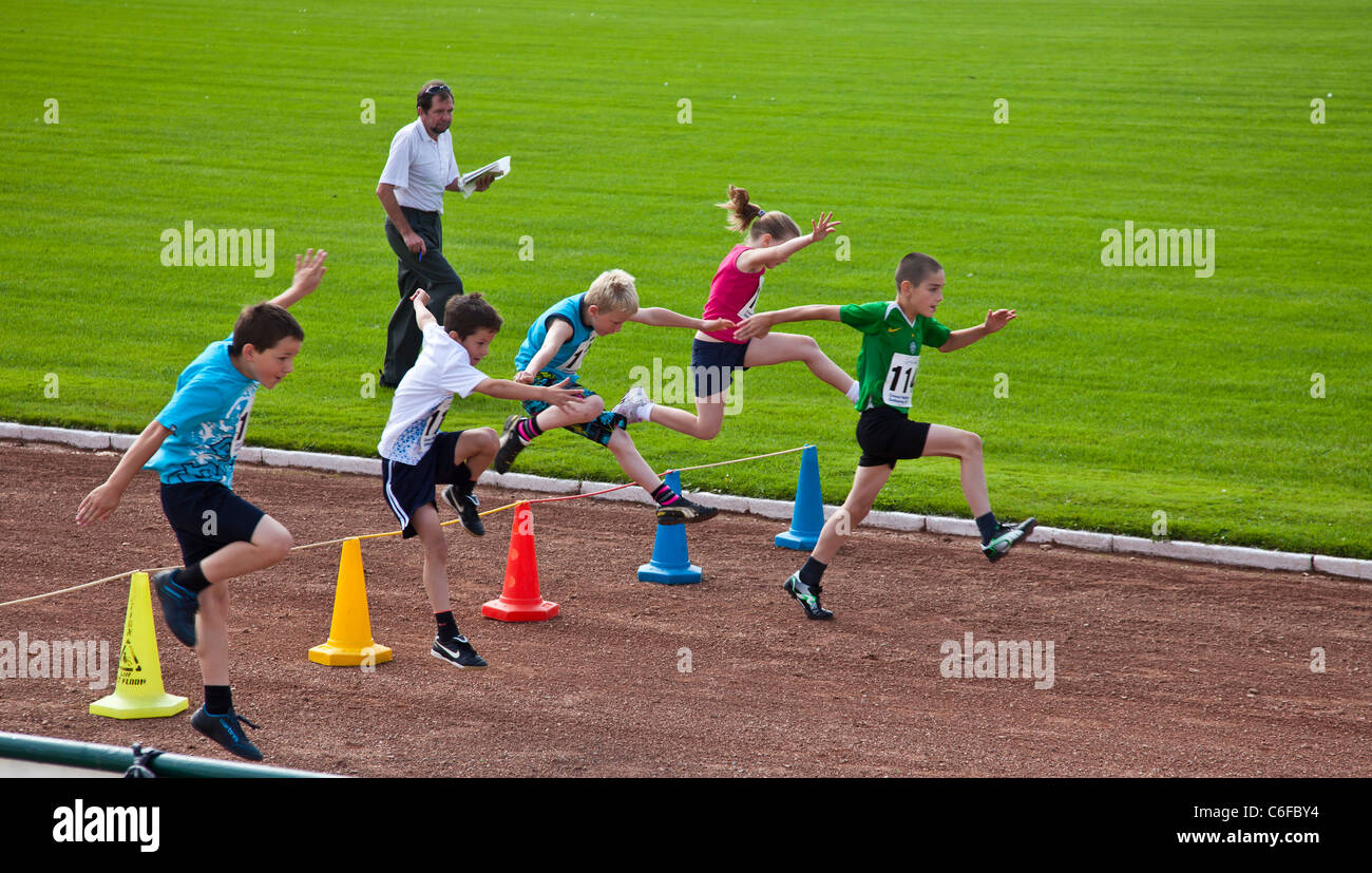 Hurdles race hires stock photography and images Alamy