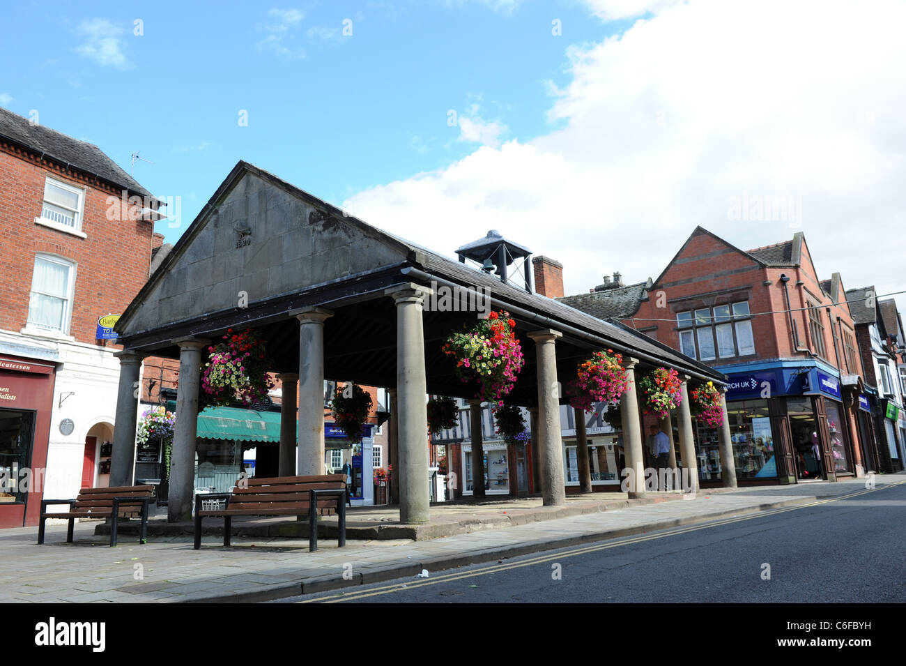 The Butter Cross Market Drayton, Shropshire, England, Uk Stock Photo