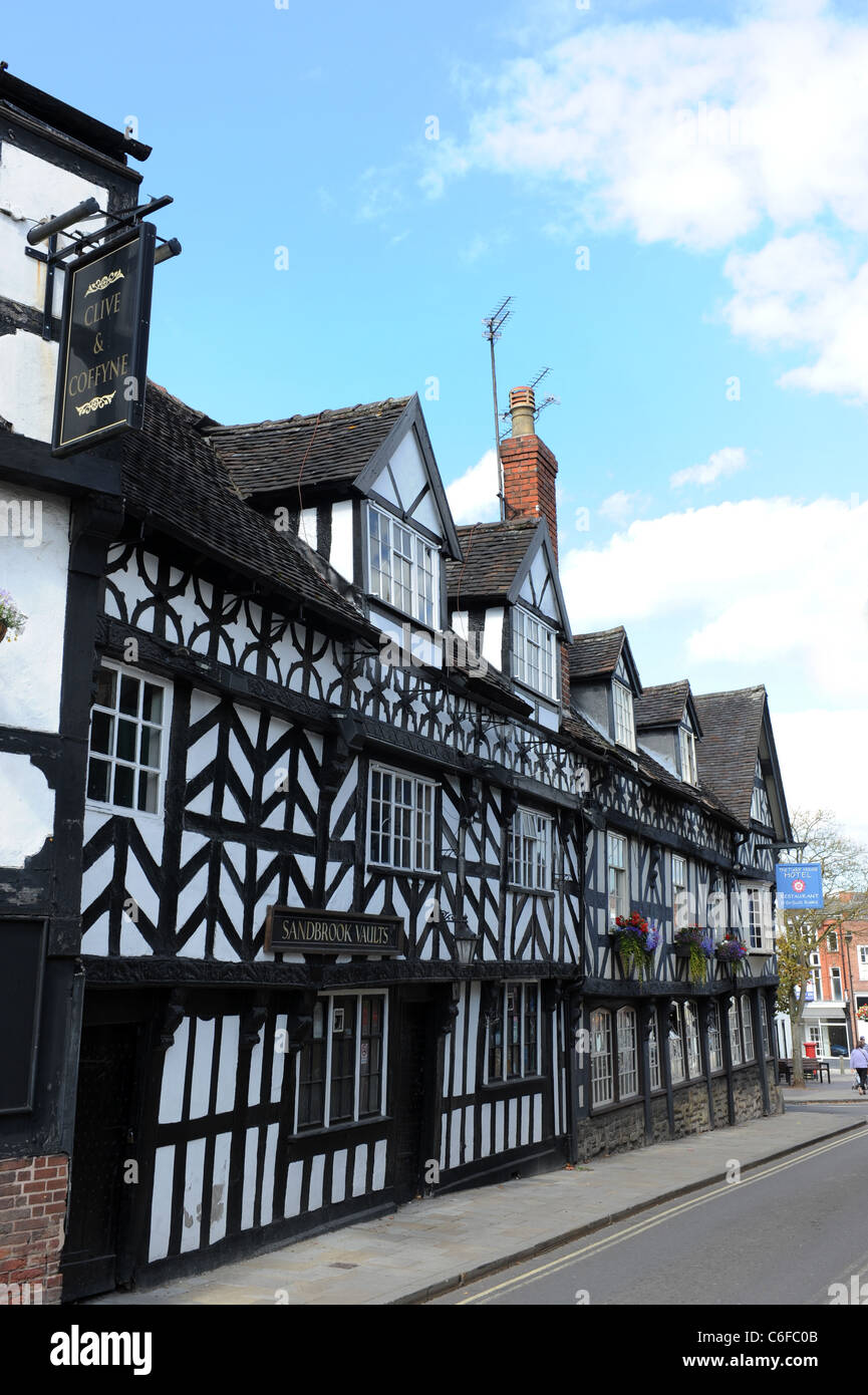 Shropshire Street Market Drayton England Stock Photo Alamy
