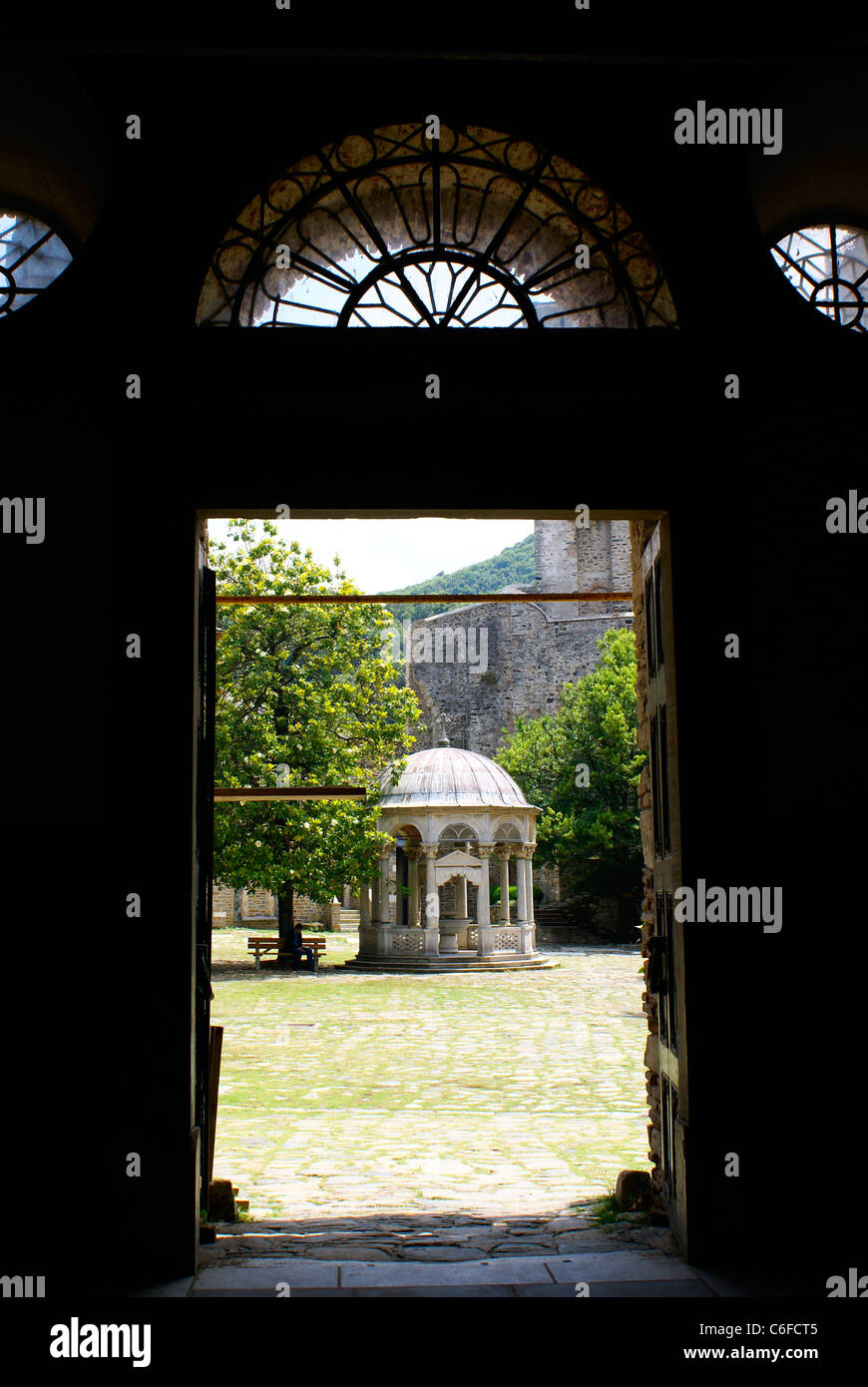 Open door Stock Photo